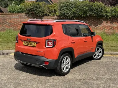 Begagnad Jeep Renegade Limited 120 HK (88 kW) 2016 Orange SUV