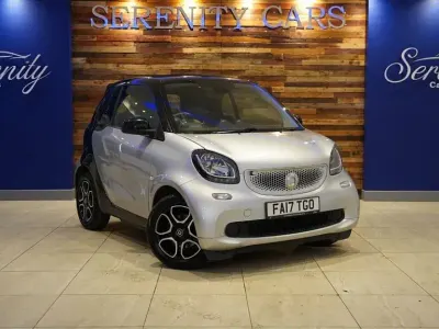 Used Smart ForTwo Cabrio Premium 71 HP (52 kW) 2017 Black Cabriolet