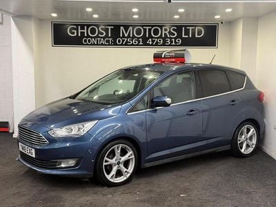 Blue Used 2018 Ford C-MAX Titanium MPV | £4,795 (Good price)