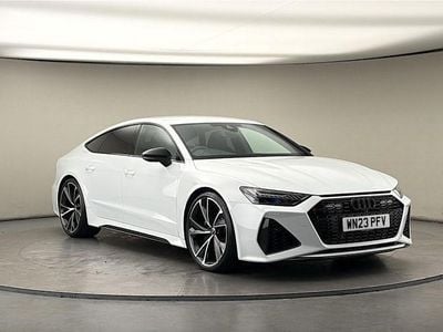 Used Audi RS7 Comfort 600 HP (441 kW) 2022 Glacier white Hatchback