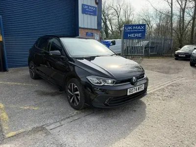 Used VW Polo Match 95 HP (69 kW) 2024 Black Hatchback