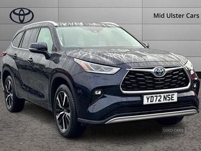 Blue Used 2022 Toyota Highlander Premium SUV | £38,995 (Fair price)
