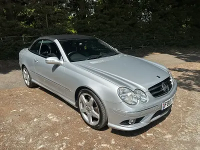 Used Mercedes CLK350 2007 Silver Cabriolet