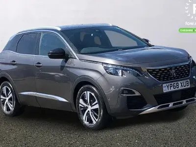 Used Peugeot 3008 GT-line 131 HP (96 kW) 2018 Grey SUV