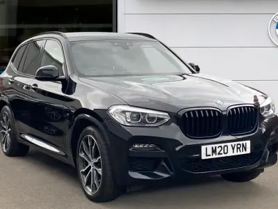 Used BMW X3 M Sport 181 HP (133 kW) 2020 Black SUV
