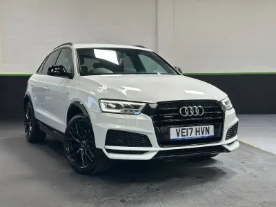 Used Audi Q3 Black Edition 184 HP (135 kW) 2017 White SUV