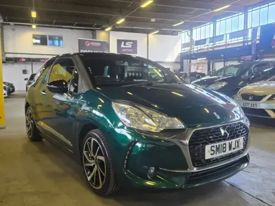 Used DS Automobiles DS3 Connected Chic 2018 Green Hatchback