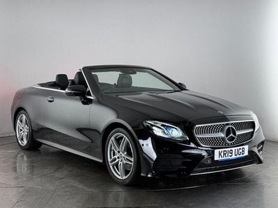 Black Used 2019 Mercedes E220 AMG line Cabriolet | £17,250 (Good price)