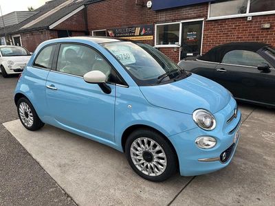Used Fiat 500 Lounge 2018 Blue Hatchback