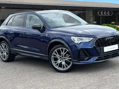 Used Audi Q3 Black Edition 150 HP (110 kW) 2025 Blue SUV