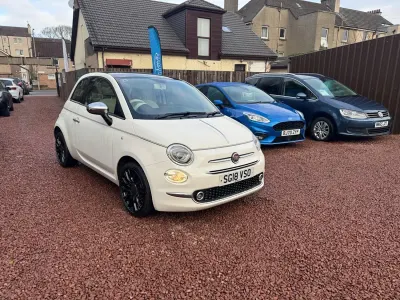Used Fiat 500 Collezione 69 HP (50 kW) 2018 White Hatchback