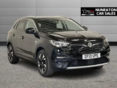 Used Vauxhall Grandland X Edition 130 HP (95 kW) 2021 Black SUV