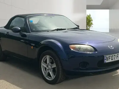 Used Mazda MX5 126 HP (92 kW) 2007 Blue Cabriolet
