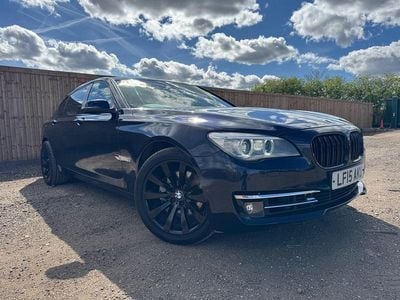 Used BMW 740L Comfort Edition 320 HP (235 kW) 2015 Blue Sedan
