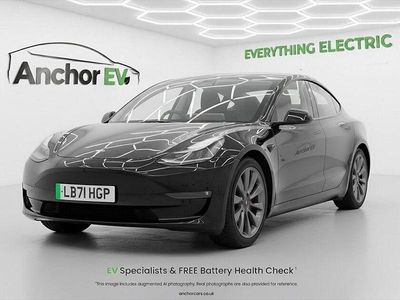 Used Tesla Model 3 Long Range AWD 254 kW (346 HP) 2021 Black Sedan
