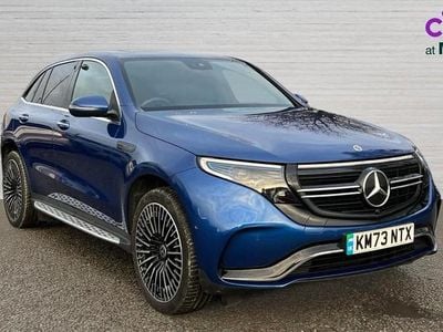 Blue Used 2023 Mercedes EQC400 AMG Line Premium SUV | £29,780 (Fair price)