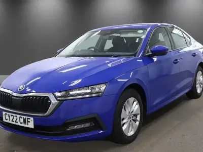 Used Skoda Octavia SE Technology 110 HP (80 kW) 2022 Blue Hatchback