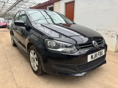 Used VW Polo SE 75 HP (55 kW) 2011 Black Hatchback