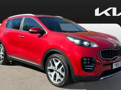 Used Kia Sportage GT-Line 177 HP (130 kW) 2018 Red SUV