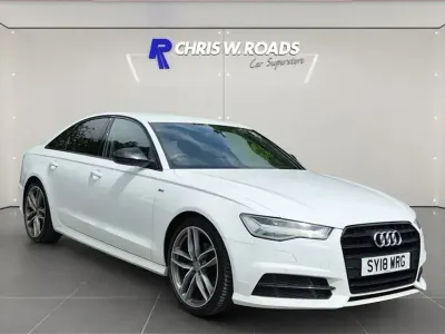 Used Audi A6 Black Edition 190 HP (139 kW) 2018 White Sedan