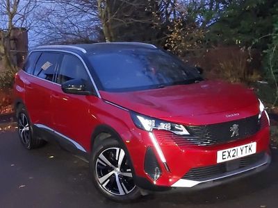 Red Used 2021 Peugeot 5008 GTi SUV | £20,998 (Fair price)