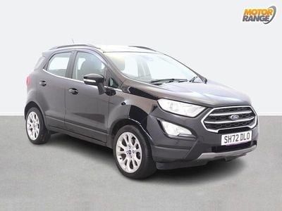 Used Ford Ecosport Titanium 125 HP (91 kW) 2022 Black SUV