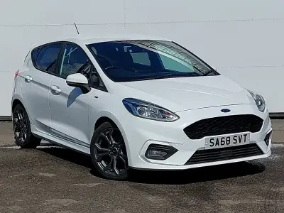 Used Ford Fiesta ST-Line X 100 HP (73 kW) 2018 White Hatchback