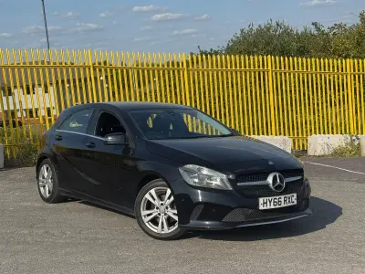 Used Mercedes A160 Executive 102 HP (75 kW) 2016 Black Hatchback