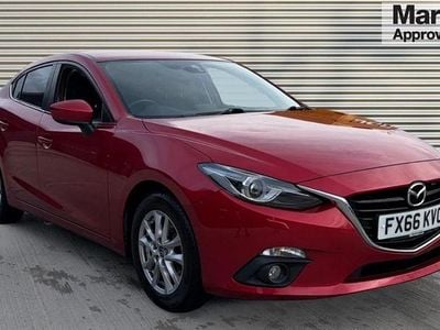 Red Used 2016 Mazda 3 Sedan | £8,890 (Fair price)