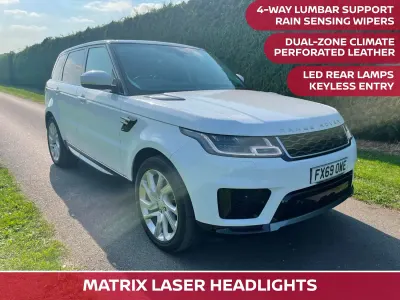 Used Land Rover Range Rover Sport HSE 306 HP (225 kW) 2019 White SUV