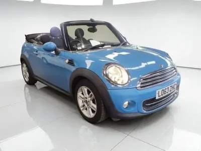 Used Mini Cooper Cabriolet 122 HP (89 kW) 2014 Blue Cabriolet