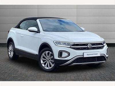 White Used 2025 VW T-Roc Cabriolet Style Cabriolet | £29,095 (Fair price)