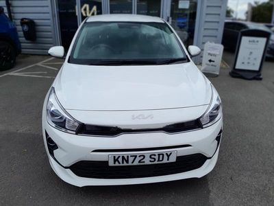 Clear white Used 2022 Kia Rio Hatchback | £13,795 (Fair price)