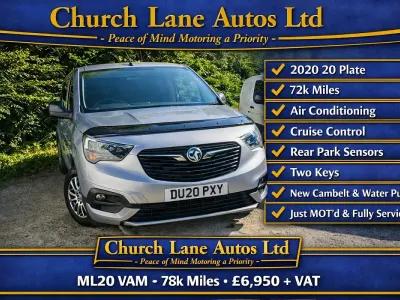 Used Vauxhall Combo Sportive 100 HP (73 kW) 2020 Grey MPV