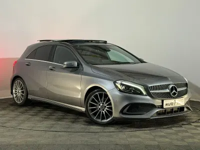 Used Mercedes A200 AMG Line Premium Plus 136 HP (100 kW) 2017 Grey Hatchback