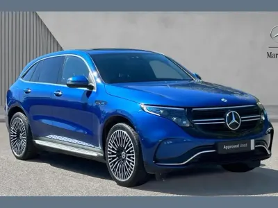 Used Mercedes EQC400 AMG Line Premium 300 kW (408 HP) 2023 Spectral blue metallic SUV
