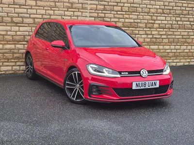 Red Used 2018 VW Golf VII GTD Hatchback | £12,295 (Fair price)