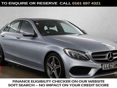 Silver Used 2018 Mercedes C220 AMG line Sedan | £15,940 (Fair price)