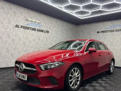 Used Mercedes A180 116 HP (85 kW) 2018 Red Hatchback