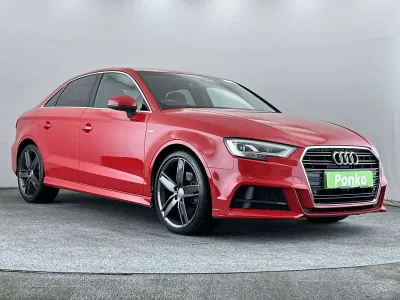 Używany Audi A3 S-Line 190 KM (139 kW) 2017 Czerwony Sedan/Limuzyna