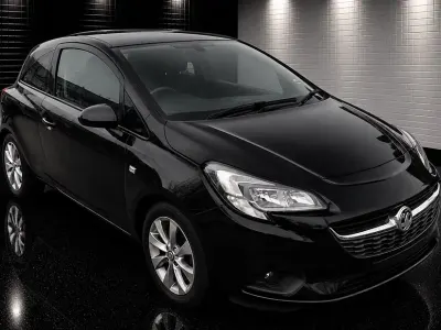 Begagnad Vauxhall Corsa 75 HK (55 kW) 2017 Svart Halvkombi