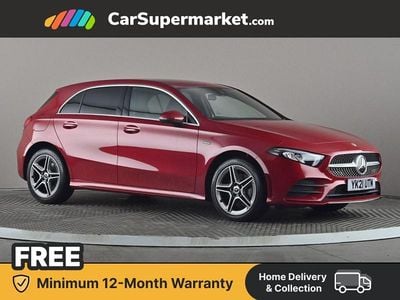 Used Mercedes A250 AMG line 2021 Red Hatchback