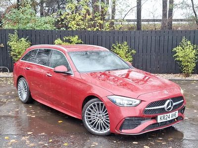 Used Mercedes C300 AMG Line Premium 258 HP (189 kW) 2024 Red Estate