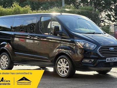 Used Ford Tourneo Custom Titanium 130 HP (95 kW) 2018 Black Van