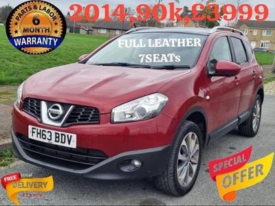 Used Nissan Qashqai +2 Tekna 2014 Red SUV