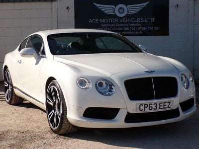 Used Bentley Continental 507 HP (372 kW) 2013 White Coupe