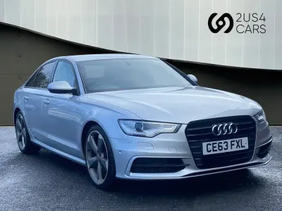 Używany Audi A6 Black Edition 177 KM (130 kW) 2013 Srebrny Sedan/Limuzyna