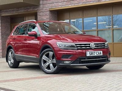 Used VW Tiguan SEL 2017 Red SUV