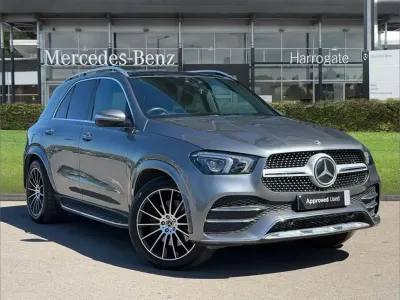 Begagnad Mercedes GLE400 AMG line 325 HK (239 kW) 2022 Grå SUV