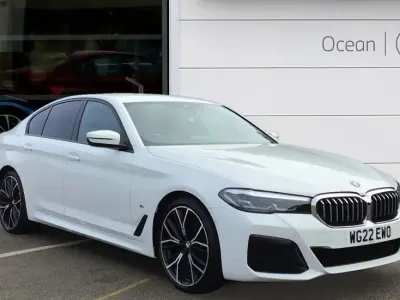Used BMW 520 M Sport 181 HP (133 kW) 2022 White Sedan